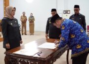 Pj. Sekda Tubaba Lantik Pejabat Fungsional Serta Pengambilan Sumpah Janji PNS