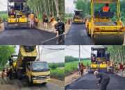 Dinas PUPR Tubaba Perbaiki Jalan Ruas Sp.Penumangan baru – Sp.Pasar Tirta Kencana : Masyarakat Ucapkan Terimakasih