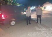 Cegah Gangguan Kamtibmas, KA SPKT Polres Tulang Bawang Barat Laksanakan Patroli, Sambang, dan Himbauan Kamtibmas