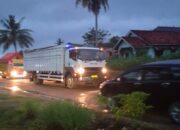 Kendaraan Besar Bermuatan Melebihi Kapasitas Masih melintas, Masyarakat Pertanyakan Kinerja Dishub Tubaba