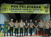 Pamatwil Polda Lampung Bersama Kapolres Tulang Bawang Barat Cek Pos Pengamanan Dan Pos Pelayanan Ops Ketupat Krakatau 2025