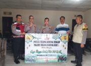 Polsek Tulang Bawang Tengah Terima Titipan Belasan Sepeda Motor dari Pemudik