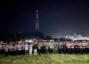 Bupati Tulang Bawang Barat Pimpin Langsung Apel Pengamanan Malam Takbir