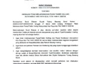 Pemkab Tubaba Keluarkan Himbauan Tidak Melaksanakan Pawai Takbiran Menyambut Hari Raya Idul Fitri 1446 H/2025 M