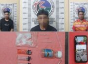 Satresnarkoba Polres Tulang Bawang Barat Tangkap 3 Pria Dewasa dengan Narkoba