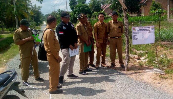 Pemerintah Tiyuh Jaya Murni Laksanakan Pembangunan Infrastruktur Jalan Lingkungan Desa