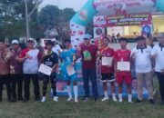 Bupati Novriwan Jaya Saksikan Final Sepak Bola PORKAB, Dorong Pengembangan Olahraga di Tubaba