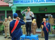 Kapolres Tubaba Jadi Irup di SMPN 9 dalam Program “Muspida Road to School”