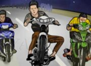 Balap Liar Marak di Bumi Waras, Warga Jalan Malahayati Resah Minta Polisi Segera Bertindak.