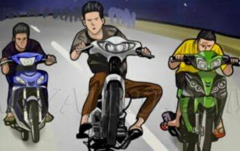 Balap Liar Marak di Bumi Waras, Warga Jalan Malahayati Resah Minta Polisi Segera Bertindak.