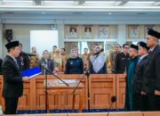 Sekdaprov Marindo Lantik Dua Pejabat Pemprov Lampung, Tegaskan Komitmen Sistem Merit ASN