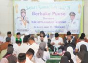 Wali Kota Bandar Lampung, Hj. Eva Dwiana Hadiri Safari Ramadan 1447 H di Masjid Al Barokah Sukabumi, Pererat Silaturahmi dengan Masyarakat