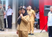 Wali Kota Bandar Lampung, Hj. Eva Dwiana Pimpin Apel Siaga Satgas Dinas Perhubungan, Tekankan Kedisiplinan dan Pelayanan Lalu Lintas di Kota Bandar Lampung