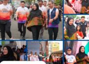 Wali Kota Bandar Lampung, Hj. Eva Dwiana, Menghadiri Acara Bank Lampung Run 2026 Yang Digelar di Tugu Adipura