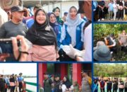 Wali Kota Bandar Lampung, Hj. Eva Dwiana, Menghadiri Kegiatan Korve Bersih-Bersih Pantai Bersama Pemerintah Provinsi Lampung