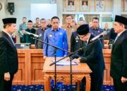 Budhi Darmawan dan Febrizal Levi Sukmana Resmi Dilantik, Pemprov Lampung Lakukan Penyegaran Organisasi