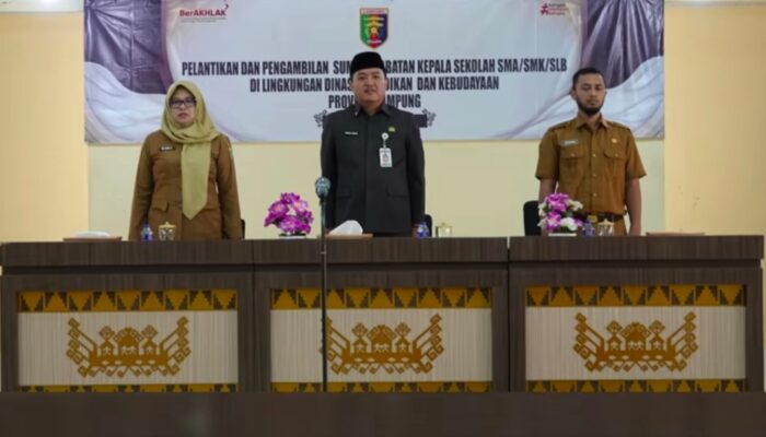 Disdikbud Lampung Rotasi 51 Kepala Sekolah, Dorong Peningkatan Mutu Pendidikan