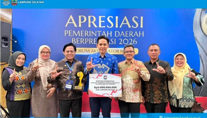 Lampung Selatan Raih Peringkat Kedua Nasional dalam Ajang Creative Financing 2026