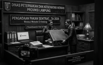 Tak Ada Catatan di Sistem, Pengadaan Pakan Disnakkeswan Lampung Rp618 Juta Diduga Fiktif?