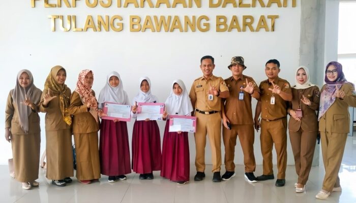 Tiga Siswi SD Harumkan Nama Tubaba di Ajang Bertutur Tingkat Provinsi