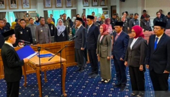 Wajah Baru BPKAD Lampung, Mirza Irawan Dwi Atmaja Resmi Dilantik