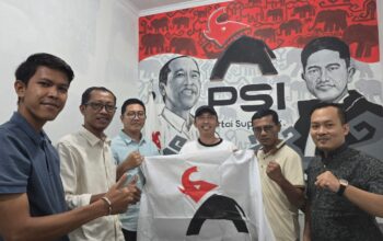 Eko Sunarko Terima Mandat Bentuk Kepengurusan DPD PSI Tulang Bawang Barat