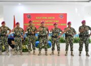 Danbrigif 4 Marinir/BS Pimpin Sertijab Empat Jabatan Strategis di Brigif 4 Marinir/BS