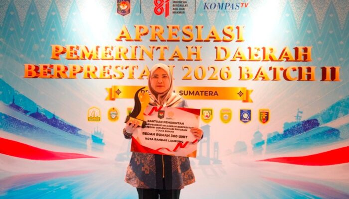 Pemkot Bandar Lampung Diguyur 300 Unit BSPS Usai Raih Penghargaan Program 3 Juta Rumah