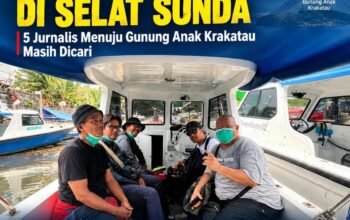 Hendak Liput Aktivitas Anak Krakatau, 7 Jurnalis Hilang Kontak di Laut