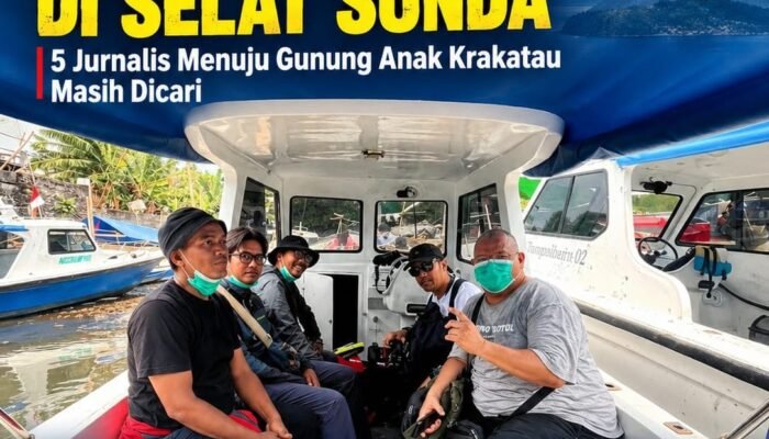 Hendak Liput Aktivitas Anak Krakatau, 7 Jurnalis Hilang Kontak di Laut