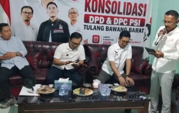 PSI Tubaba Tuntaskan Struktur di 9 Kecamatan, DPRT Jadi Fokus Konsolidasi