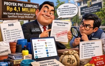 Sengkarut Proyek PHC Lampung Rp4,1 Miliar: Kualifikasi Vendor Salah Kamar, Program Unggulan Pertanian Gubernur Dipertaruhkan?