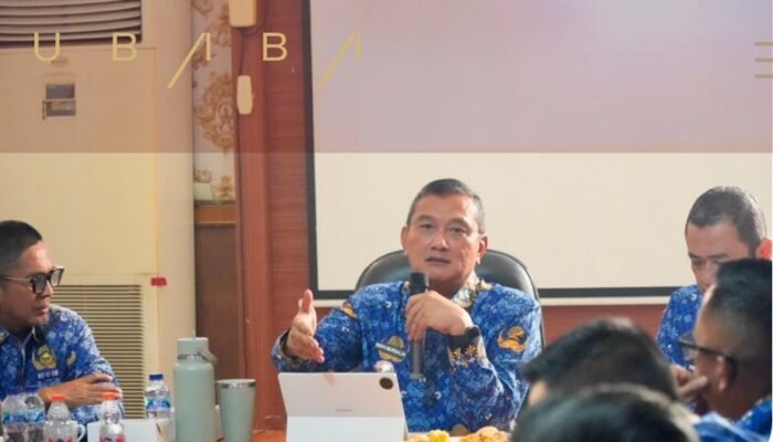 Sekda Tubaba Pimpin Rapat Tindak Lanjut Indikasi Pelanggaran Tata Ruang dan Penertiban PKL