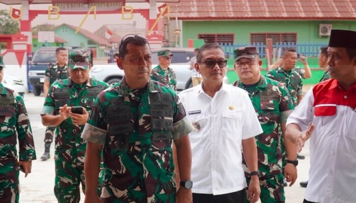 Sekda Tubaba Dampingi Kasdam XXI/Radin Inten Tinjau KDMP di Pulung Kencana dan Tirta Kencana