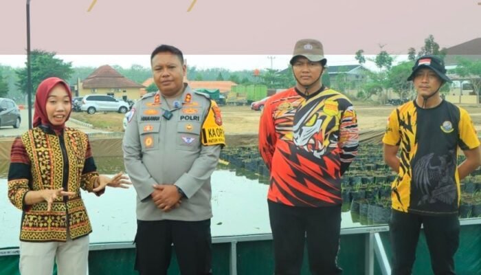 “Sawah Palsu”, Inovasi Polres Tubaba Dukung Kemandirian Pangan